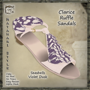 Clarice Sandals Violet Dusk